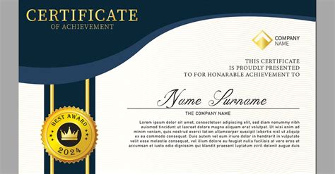 Modèles de certificats gratuits pour la réussite