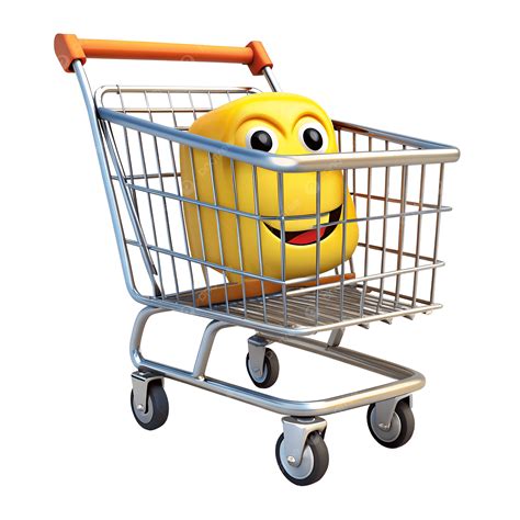 Smiling Emoji In Shopping Cart Clipart, Shopping Cart Emoji, Smiling ...