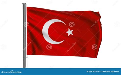 Turkey national flag stock video. Video of mask, alpha - 258707013