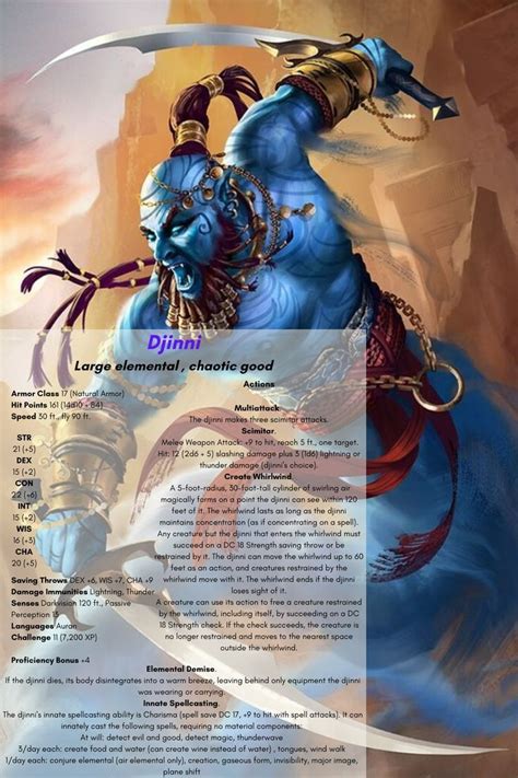 Djinni: Unleashing the Power of the Elemental Chaos