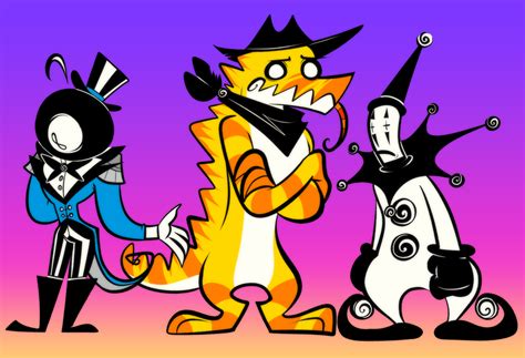 more of those silly halloween tadc designs by tooni-pi on Newgrounds
