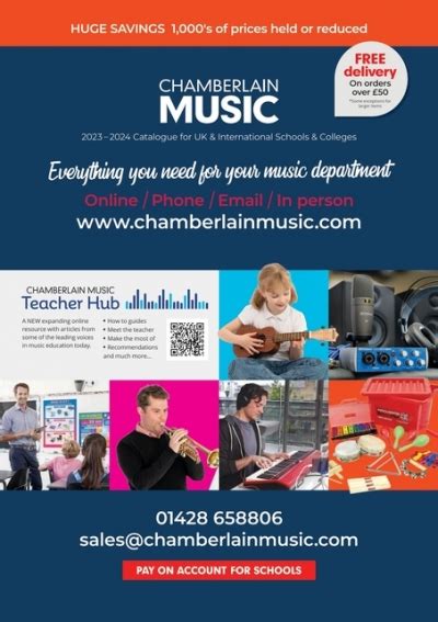 Chamberlain Music 2023-2024 Education Catalogue