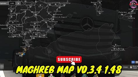 MAGHREB MAP V0.3.4 FOR ETS 2 1.48