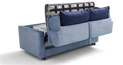 Canapé convertible avec matelas de 140 pour couchage quotidien Fjord