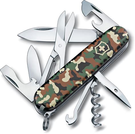 Victorinox Climber Swiss Army Knife, 14 Function Swiss Made Pocket ...