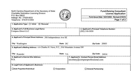 Compass Direct LLC’s 2024 Registration in North Carolina | News Pub