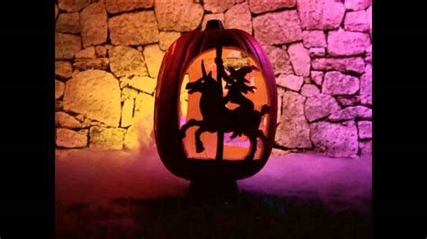 Pumpkin Masters Rotating Pumpkin Stand - YouTube