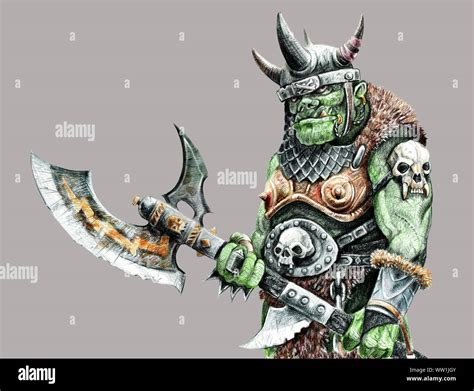 Tatouage orc Banque de photographies et d’images à haute résolution - Alamy