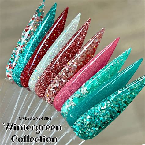 Wintergreen Collection Retro Christmas Dip Powder Dip - Etsy