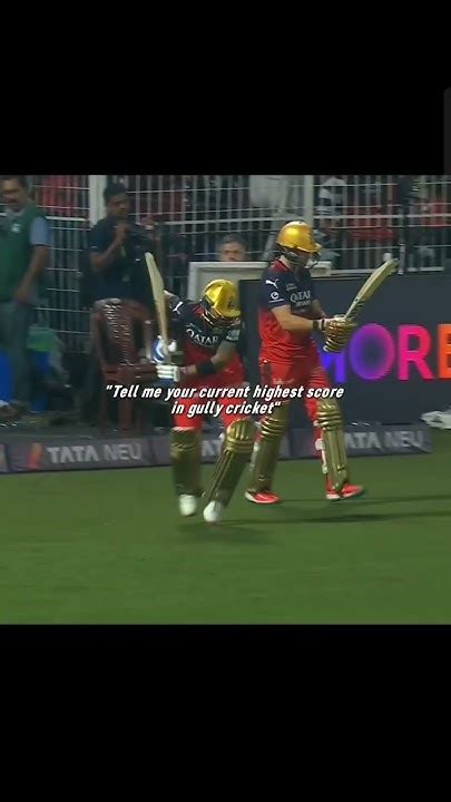 Comment your gully cricket score💀💀#viratkohli #cricket - YouTube