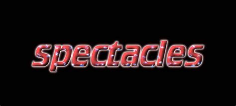spectacles Logo | Outil de conception de logo gratuit de Flaming Text