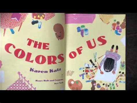 THE COLORS OF US Read Along Aloud Story Audio Book for Children and Kids