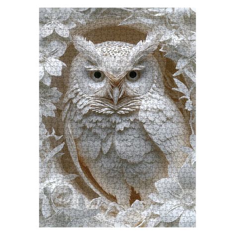 Amazon.com: 3D Owl Puzzles Paper Cut Art Puzzle 1000 Pieces for Adults ...