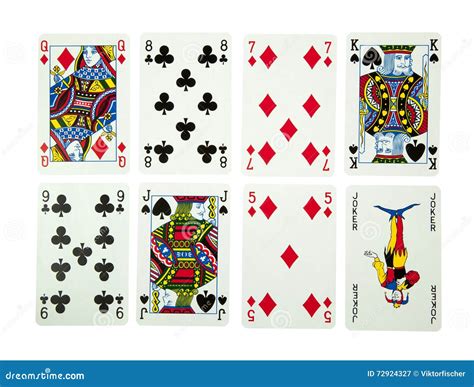 French playing cards stock image. Image of background - 72924327