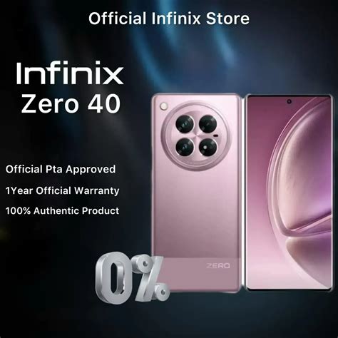 Infinix ZERO 40 8GB 256GB Official Pta Approved With 1Year Official ...