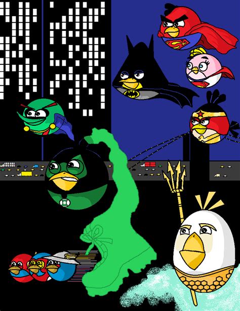 DC Hero Angry Birds by DrRevScetch on DeviantArt