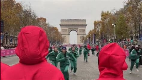 Squid Game in Paris: Der Netflix-Hit wurde nachgestellt | Kurier