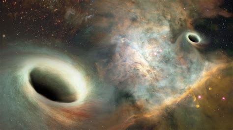 Monster Black Holes Spotted Orbiting Each Other for 1st Time Ever | Space