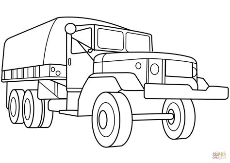 Gmc Army Truck Coloring Pages Coloring Pages
