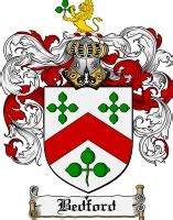 Bedford Family Crest Bedford Coat of Arms Digital Download - Tradebit