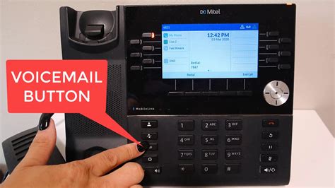 Mitel 6930 Handset - Voicemail - Setup, Retrieve Messages