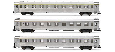 Coffret de 3 voitures DEV Inox 