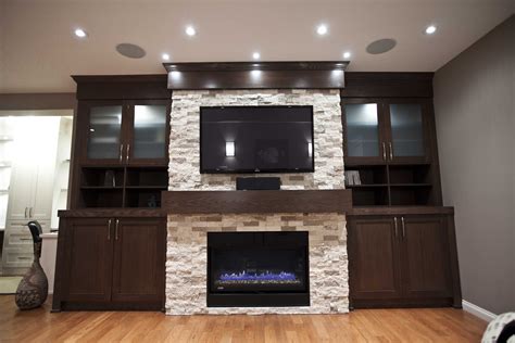 Modern Fireplace in Living Room