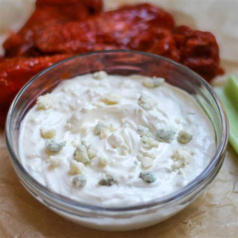 Homemade Blue Cheese Dip For Chicken Wings - Savas Kitchen