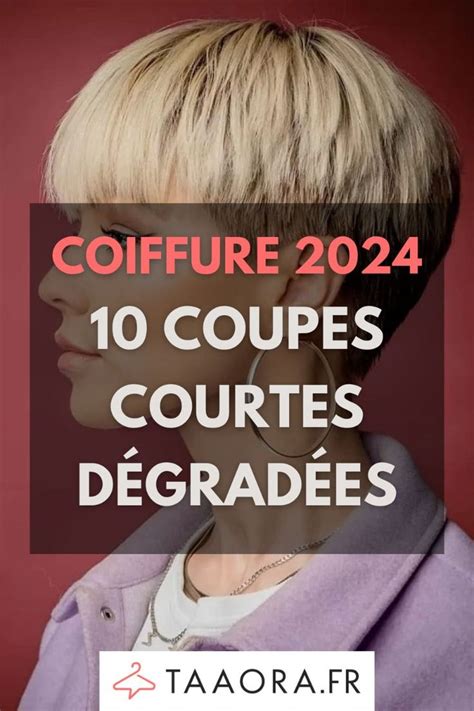 Coupes courtes dégradées femme : 10 coiffures modernes et tendances 💇🏻 ...