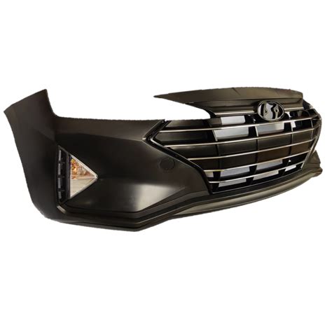 FITS 2019 2020 HYUNDAI ELANTRA FRONT BUMPER SET WITH LAMPS & GRILL | eBay