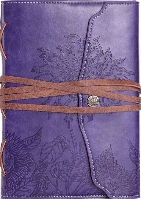 Purple Journal for Women Beautiful Journals to Write in Faux | Etsy