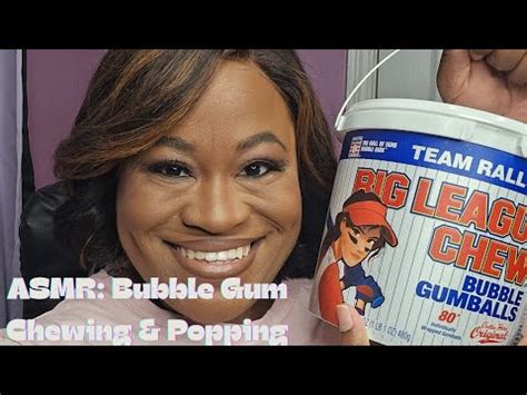 Relax to these Bubble Gum Chewing & Popping ASMR trigger video sounds! #asmr #asmrcommunity