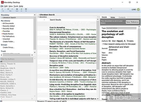 Mendeley desktop application - nmdop