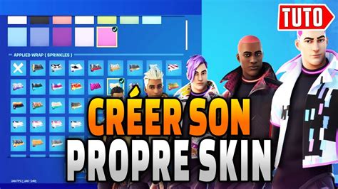 COMMENT PERSONNALISER ET CRÉER SON PROPRE SKIN GRATUIT SUR FORTNITE CHAPITRE 4