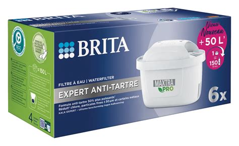 Brita Cartouche filtrante MAXTRA PRO EXPERT CALCAIRE 6-Pack | Livré ...
