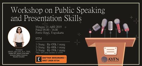 WORKSHOP ON PUBLIC SPEAKING AND PRESENTATION SKILLS – AYFN Academy