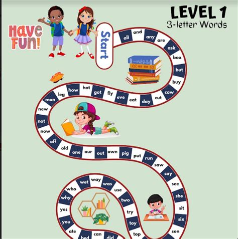 Learning Board Games- (Reading) - Creative Guro