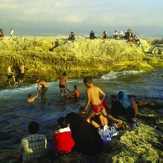 Waterfront area of Dalieh, Beirut, which was earmarked for development ...