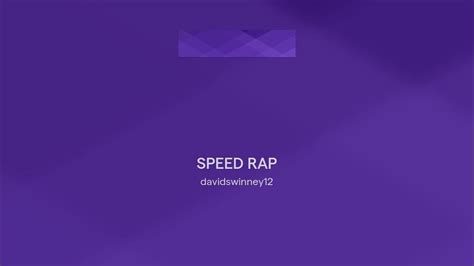 SPEED RAP - YouTube