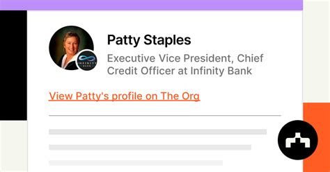 Patty Staples - Executive Vice President, Chief Credit Officer at ...