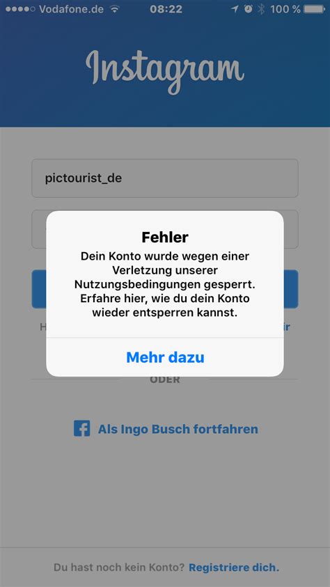 Und auf einmal war mein Instagram-Account tot | Pictourist
