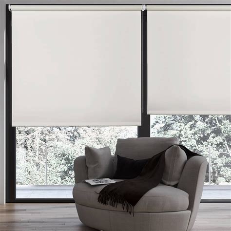 Persiana Enrollable Blackout Opaco 100x250cm Crudo
