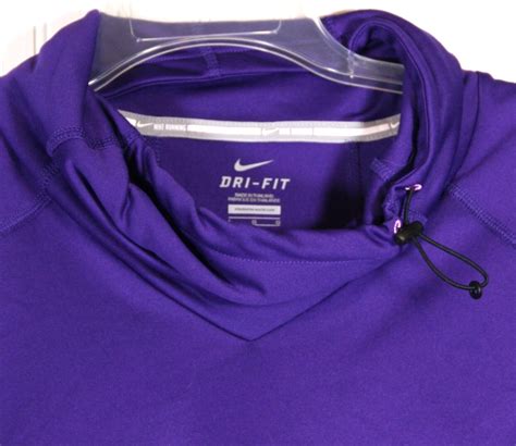 Nike Dri Fit Cowl Neck Long Sleeve Running Top Shirt (Women's Large ...