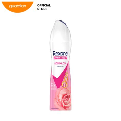 Rexona Natural Brightening Fresh Rose Deodorant Spray 135ml | Lazada