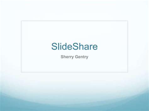Slide share | PPT