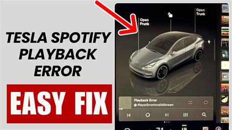 Tesla Spotify Playback Error (Quick Fixes)