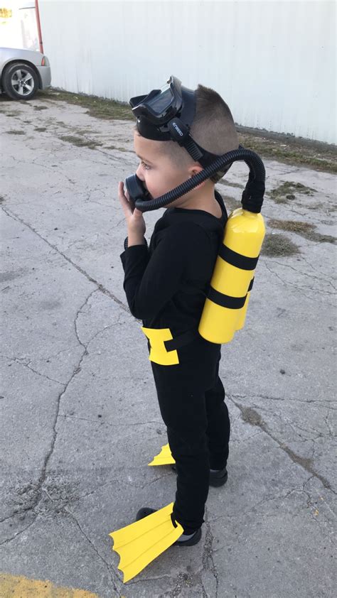 DIY scuba diver costume. Kids. Toddler. Halloween. Easy. | Scuba diver ...