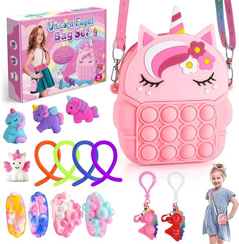 Diyfrety Cadeau Fille 3 4 5 6 7 8 9 10 Ans, Fidget Jouets Pack Pas Cher ...