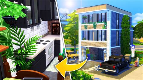 BASE GAME MICRO APARTMENTS // Sims 4 Speed Build