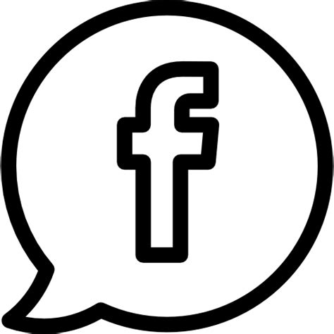 speech bubble, Facebook, Brands And Logotypes, social network, logotype ...